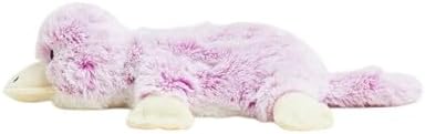 Warmies Microwavable & Weighted Stuffed Animals, Platypus - Heated Stuffed Animal Plushie for Warmth & Comfort - Cute Soft Plush Toys for Adults & Children (Boys, Girls, Babies & Toddlers)