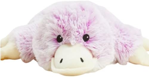Warmies Microwavable & Weighted Stuffed Animals, Platypus - Heated Stuffed Animal Plushie for Warmth & Comfort - Cute Soft Plush Toys for Adults & Children (Boys, Girls, Babies & Toddlers)