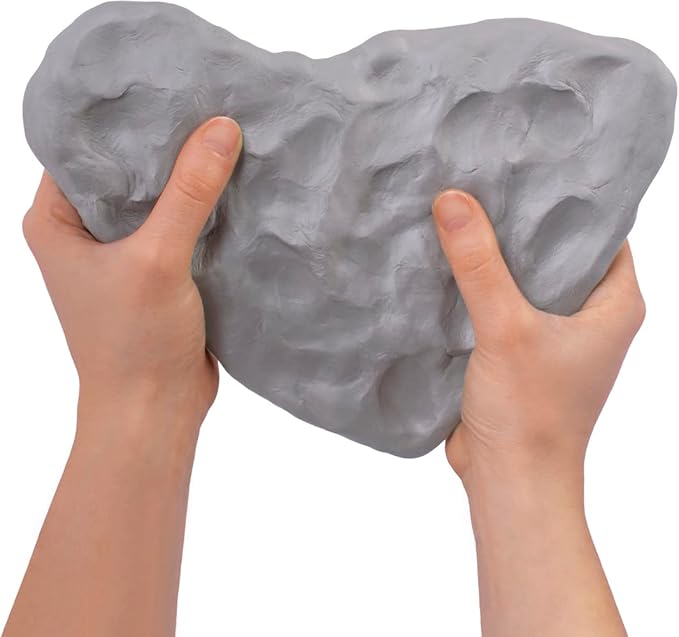 Jovi - Air Dry Modeling Clay, Set of 3 Units, 1.1lb Each, Total of 3.3lb, No Oven Needed, Gray Color, Pottery Clay Perfect for Arts and Crafts Projects (P85G/3)