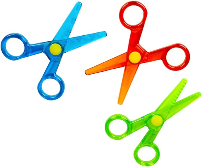 Crayola My First Safety Scissors, Toddler Art Supplies, 3ct