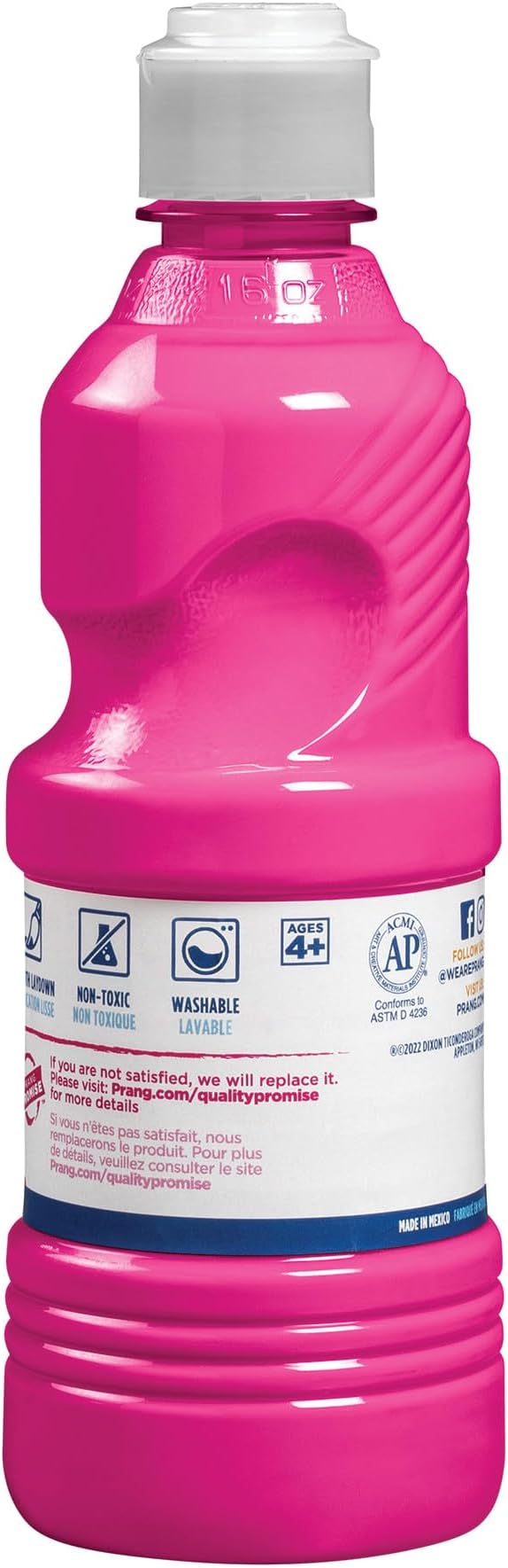 Prang Washable Tempera Paint, Magenta, 16 Oz., 1 Count