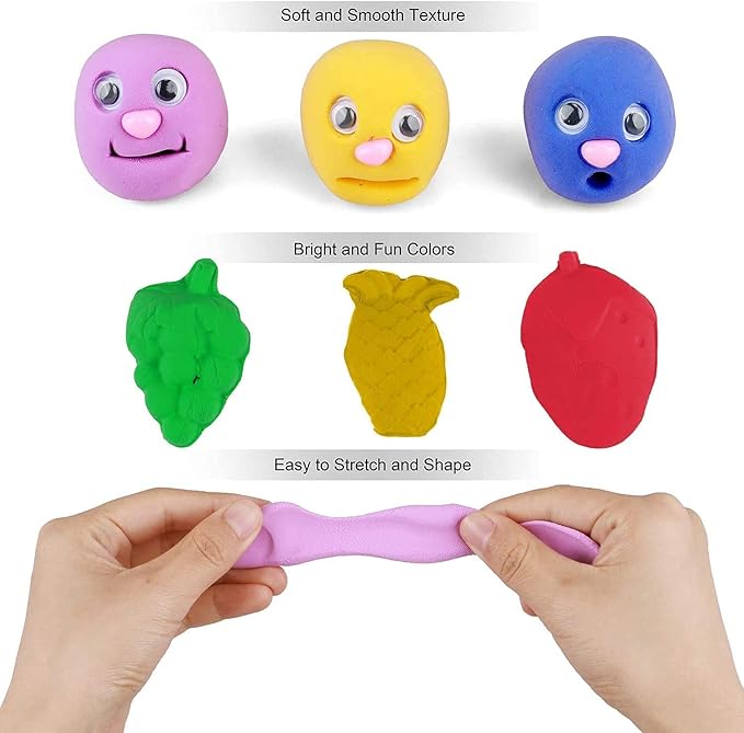 36 Colors Air Dry Soft Modeling Clay, Air Clay for Kids Slime Making,Plasticine Dry Art Crafts Colored Modeling Magic with Tools,Best Gift for Kids Boys Girls