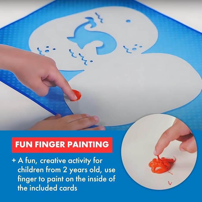 Maped - Finger Paint Kit for Kids - 4 Themes - Safe for Children (907004)