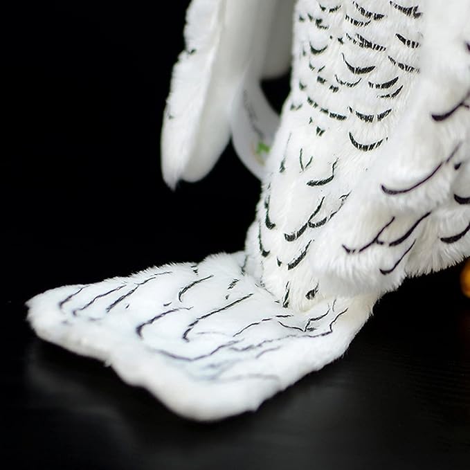 Simulation White Pigeon Stuffed Animal Toy - 10 inch Rock Pigeon Toys, Cute Pigeon as Gift for Kids (Spear Falcon)
