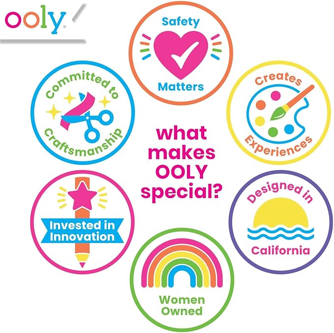 Ooly Yummy Yummy Scented Washable Markers Set of 12 - Scented Markers in 12 Classic Colors