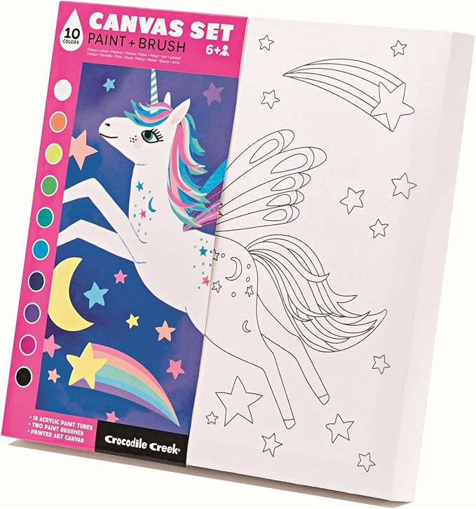 Crocodile Creek Canvas/Unicorn