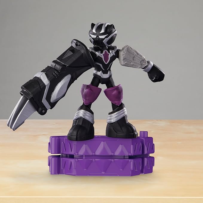 Play-Doh Marvel Black Panther Cutting Claws with Bendy Action Figure, Imagination Toys for 4 Year Old Boys and Girls and Up