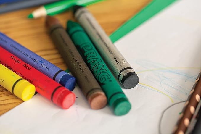 Prang Crayons, Assorted Colors, 4 Count