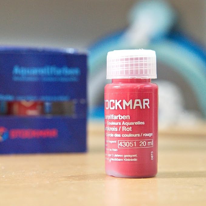 Stockmar Circle Color Watercolor Paint: Red, 20ml
