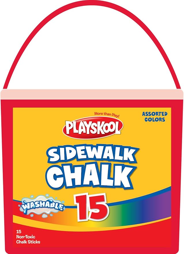 Playskool 15-Count Sidewalk Chalk Tub