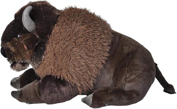 Wild Republic Jumbo Bison Plush, Giant Stuffed Animal, Plush Toy, 30", Multi, Model:19307