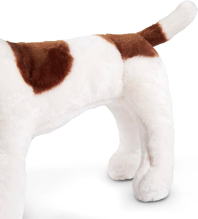 Melissa & Doug Giant Jack Russell Terrier - Lifelike Stuffed Animal Dog (over 12 inches tall)