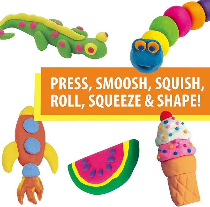 Play-Doh Modeling Compound 24-Pack Case of Colors, Non-Toxic, 3 Oz Cans of Assort. Colors, Back to School Classroom Supplies, Preschool Toys, Ages 2+ (Amazon Exclusive)