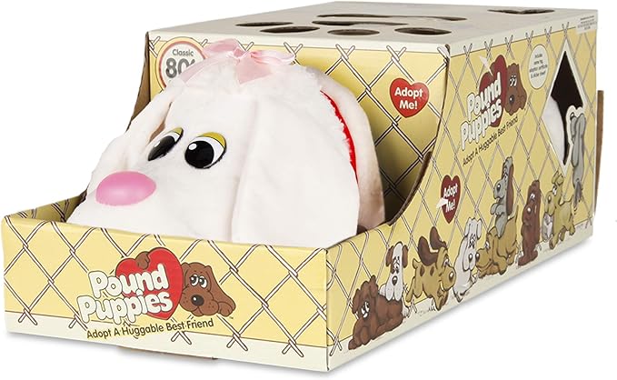 Pound Puppies Classic Stuffed Animal Plush Toy - Great Gift for Girls & Boys - 17" - White Poodle (Amazon Exclusive)