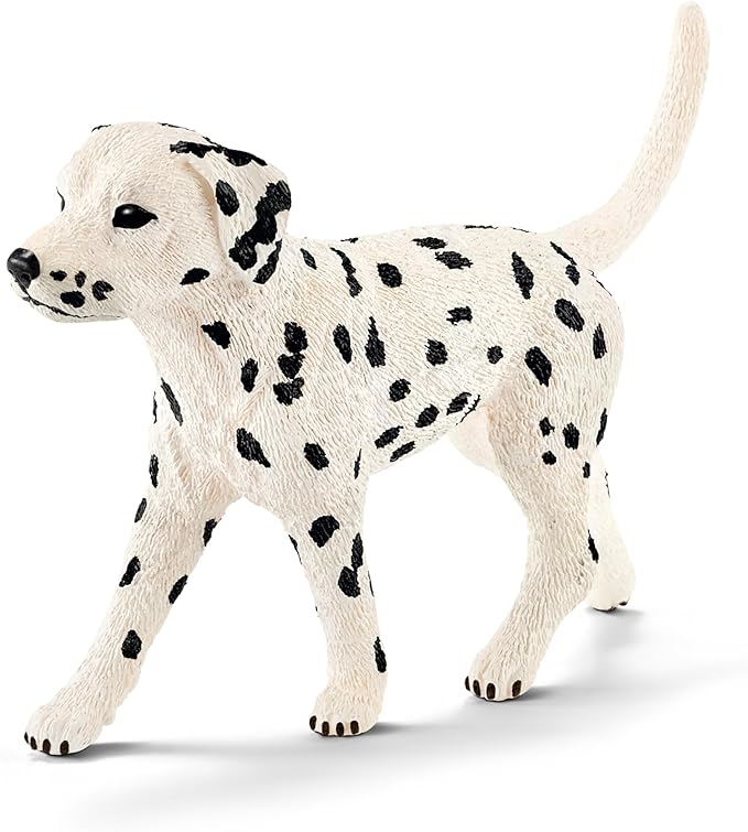 Schleich Farm World 7-Piece Farm Animal Gift Set Including Dalmatian, Cat, Pig, Goat, Rooster, Texas Longhorn Calf and Pinto Foal Animal Toys