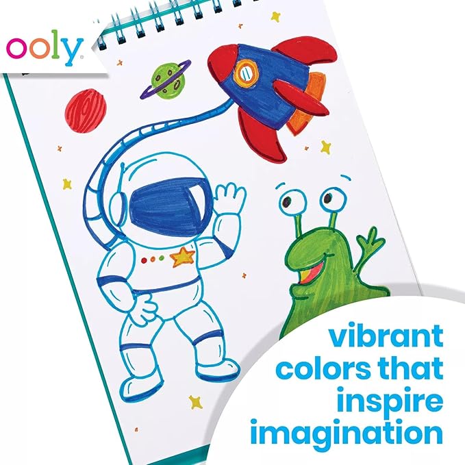 Ooly Thick Washable Toddler Markers with Jumbo Grip, Mighty Mega Triangle Tip Markers for Toddlers with Jumbo Barrel, Perfect for Little Hands - TRIANGLE TIP
