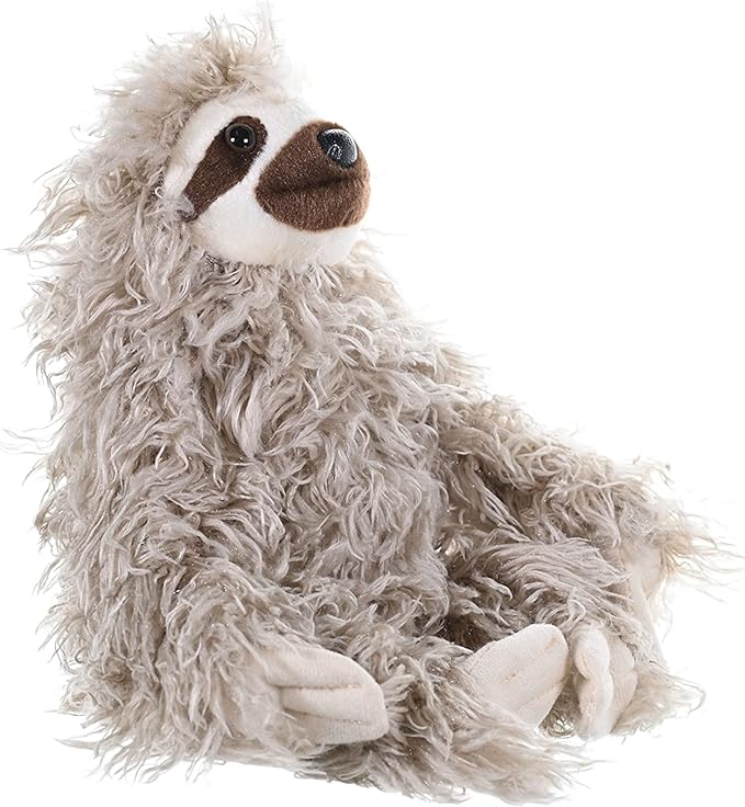 Wild Republic Three Toed Sloth Plush, Stuffed Animal, Plush Toy, Sloth Gifts, Cuddlekins, 8"