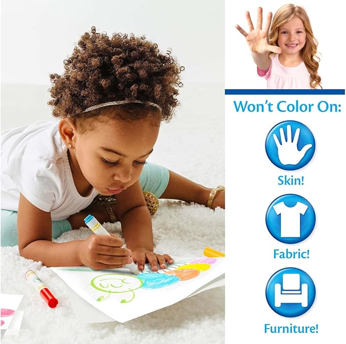 Crayola Color Wonder Fairytales (18 Pages), Mess Free Coloring for Kids & Toddlers, Kids Gifts, Invisible Ink Markers, Ages 3+