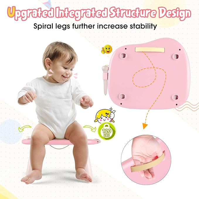 Smasiagon Magnetic Drawing Board for Kids- Girls Toys for Toddler 1-3 - Portable Doodle Board Educational Toys for Ages 2-4 - Birthday Easter Valentines Day Gift(Pink