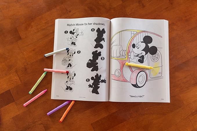 Disney Minnie Mouse Coloring and Activity Book with 4 Crayons and Stickers Bendon 46766