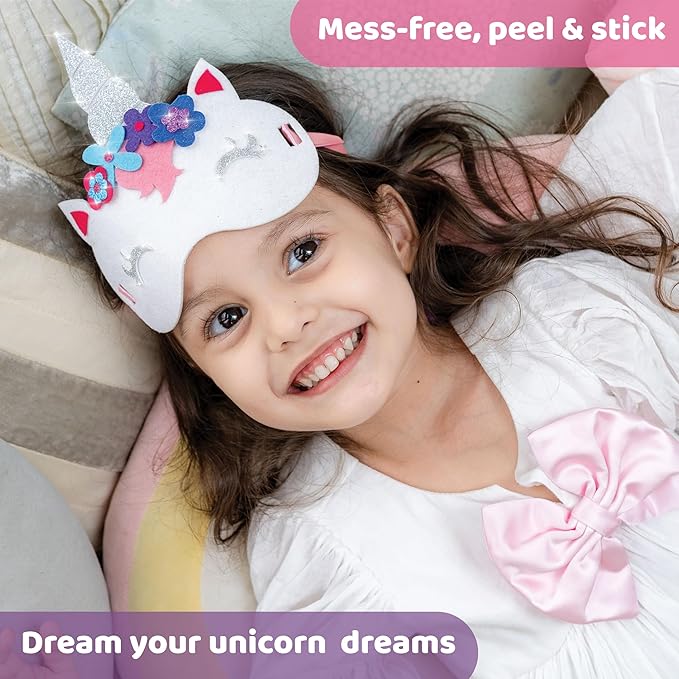 jackinthebox Unicorn Craft kit for 3 to 5 Year olds, 3 Craft Projects, Great Gift for Kids Ages 3 4 5 Years,Craft kit for Kids, No Mess Art for Kids, Craft Kits & Supplies, DIY Creative Activity