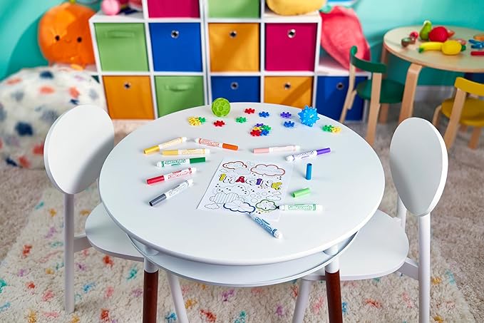 CRAYOLA Silly Scents Broadline Washable Markers - Assorted Colours (Pack of 12) | Unique Sweet Scents & Colours! | Ideal for Kids Aged 3+