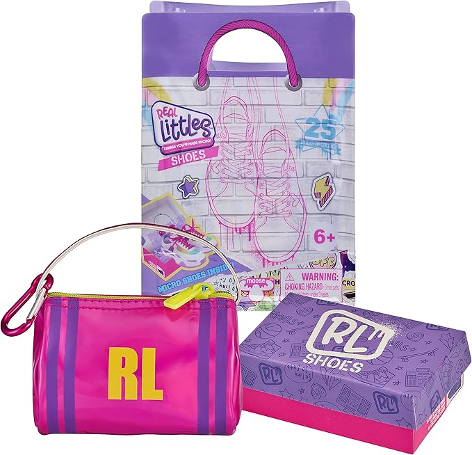 REAL LITTLES - Collectible Micro Sneaker & Handbag with Surprises! | Amazon Exclusive