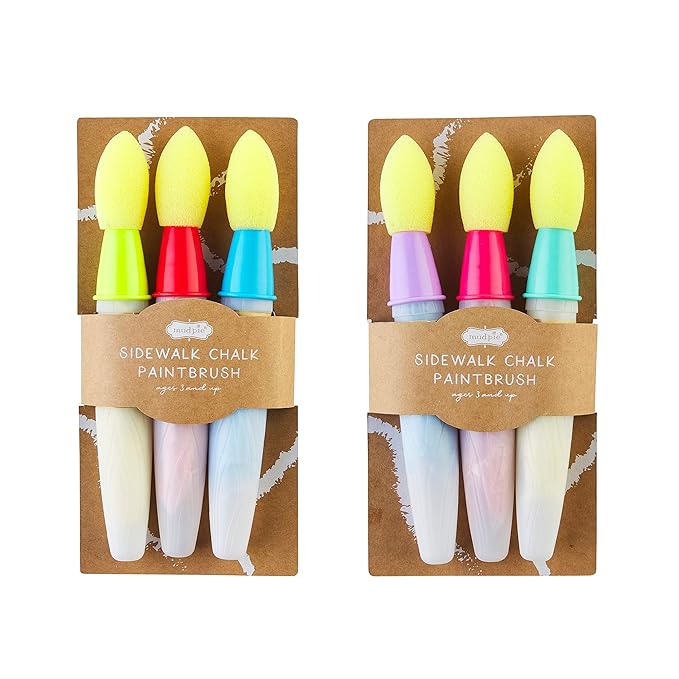 Red Paint Brush Chalk Set