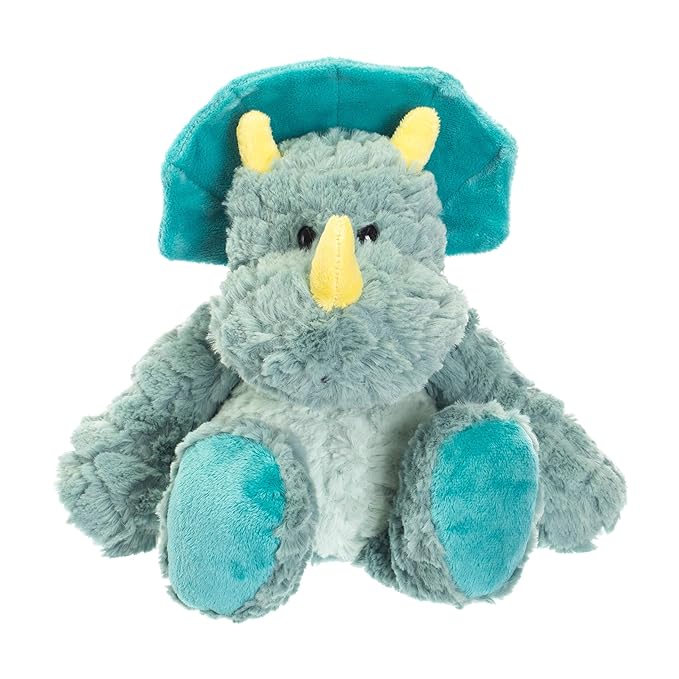 DEMDACO Drake Mellow Fellows Dinosaur Turquoise Children's Plush Stuffed Animal Toy