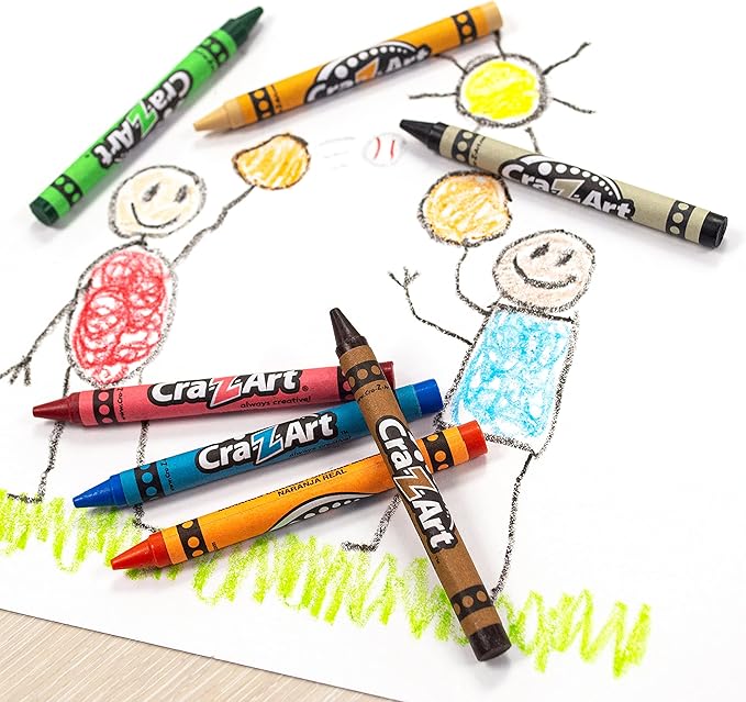 Cra-Z-Art Crayons Bulk Pack School Supplies, 24 Count Crayon Box Pack of 48 Individual Crayon Boxes