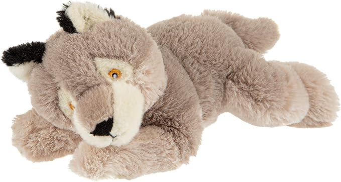 Wild Republic EcoKins Mini Wolf Stuffed Animal 8 inch, Eco Friendly Gifts for Kids, Plush Toy, Handcrafted Using 7 Recycled Plastic Water Bottles