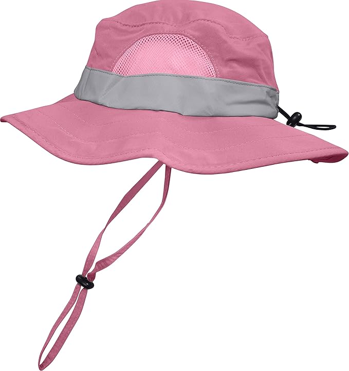 Kids Cargo Vest Set (Pink Vest with Hat, X-Small) Fits Size 2T, 3T and 4T; Many kids ages 2-4