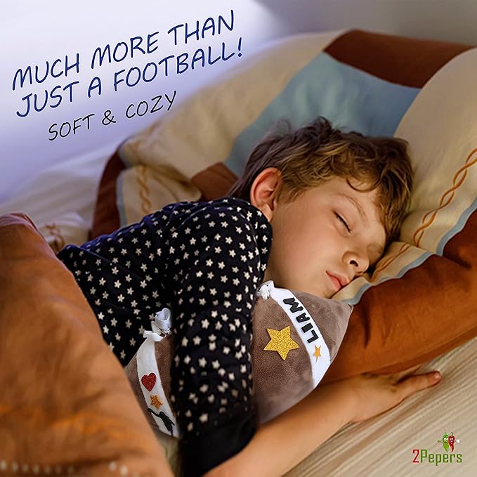 Make Your Own American Football Pillow, Football Gifts for Boys and Girls Ages 3 4 5 6 7 8 9 10 Years and Up, DIY Arts and Crafts Kit for Kids, Sports Football Present, Boys Toys