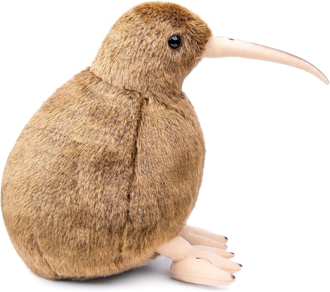 ZHONGXIN MADE Kiwi Bird Plush Toy - Realistic 11inch Brown Kiwi Bird Stuffed Animal, Cute Little Bird Kiwi Plushie as Gift for Your Friends