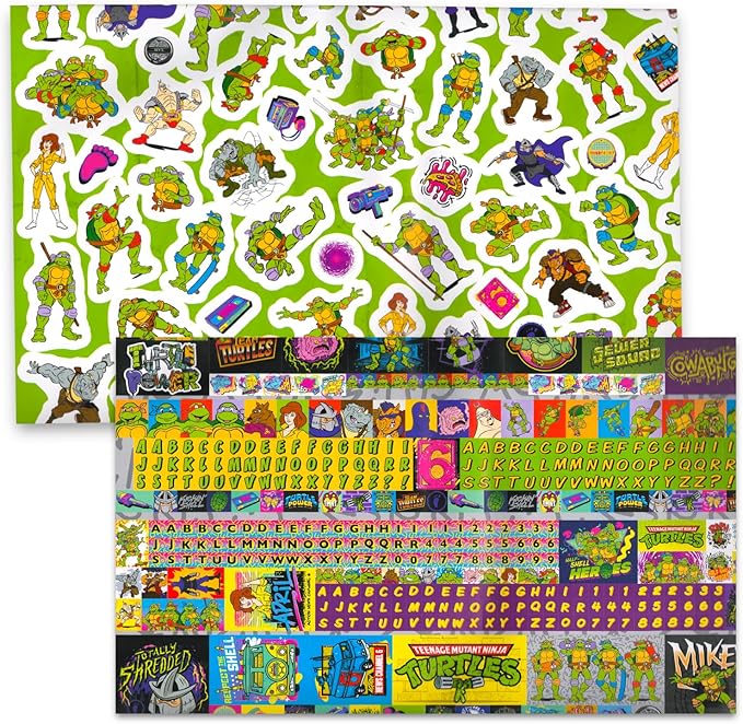 Teenage Mutant Ninja Turtles Activity Set with TMNT Coloring Book, Stickers, Games, Puzzles and More (Travel Activities Party Pack)