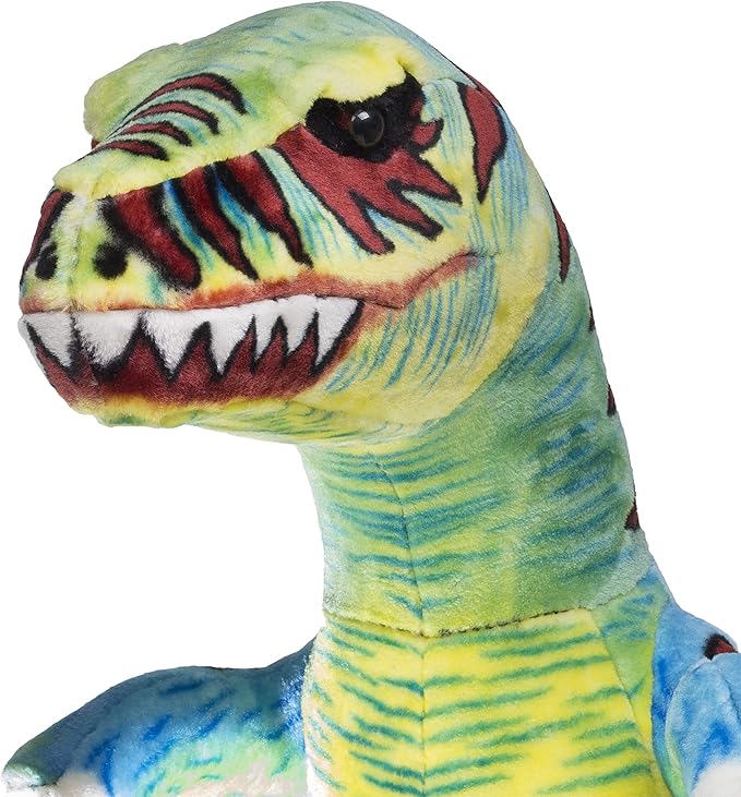 Melissa & Doug Jumbo T-Rex Dinosaur - Lifelike Stuffed Animal (over 4 feet tall)