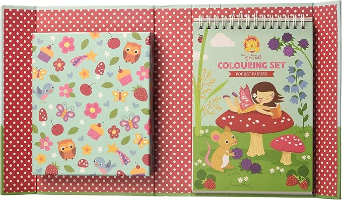 Tiger Tribe Forest Fairies Colouring Set Blue