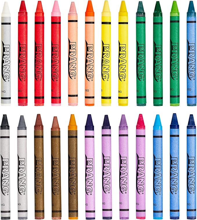 Prang Crayons Made With Soy, 24 Colors/box (Pack of 2)