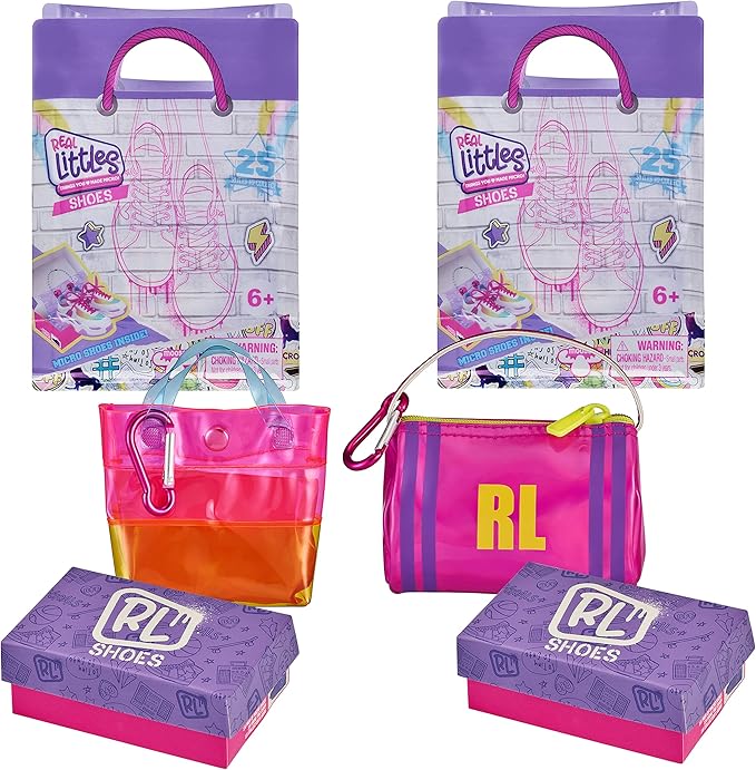 REAL LITTLES - Collectible Micro Sneaker & Handbag with Surprises! | Amazon Exclusive