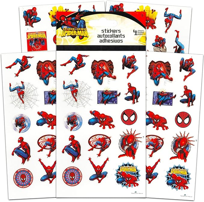 Marvel Avengers Travel Bag Bundle 4 Pack Avengers Activity Set - Avengers Travel Set with Coloring Books, Games, Puzzles, and Spiderman Stickers