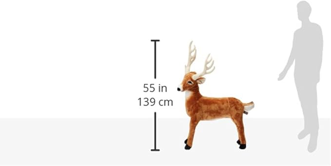Melissa & Doug Giant Deer - Lifelike Stuffed Animal (over 3 feet long)