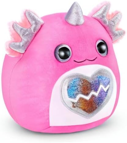 Rainbocorns Eggzania Mini Mania Axolotl Plush Surprise Unboxing with Animal Soft Toy, Idea for Girls with Imaginary Play by ZURU