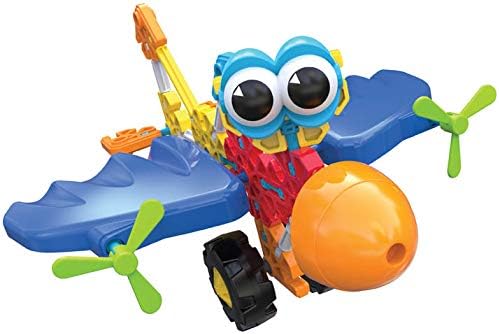K'NEX Kid Wings & Wheels Building Set - 65 Pieces - Ages 3+ - Preschool Educational Toy