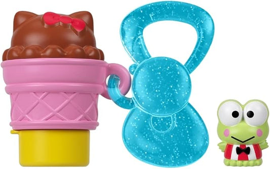 Mini Collectible Stamper, Pencil Topper and Key Chain Set - Inspired by Hello Kitty and Friends ~ Unopened and Identified Blind Bag ~ Keroppi ~ Popsicle Stamp