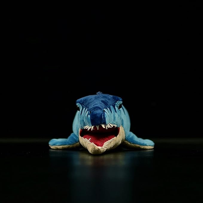 Simulation Mosasaurus Dinosaur Stuffed Plush Toy -Cute Soft Lifelike Mosasaurus Figurines Model Toy, Real Life Dinosaur Stuffed Animal Toys, Educational Gifts For Kids Boys Girls,18 Inches