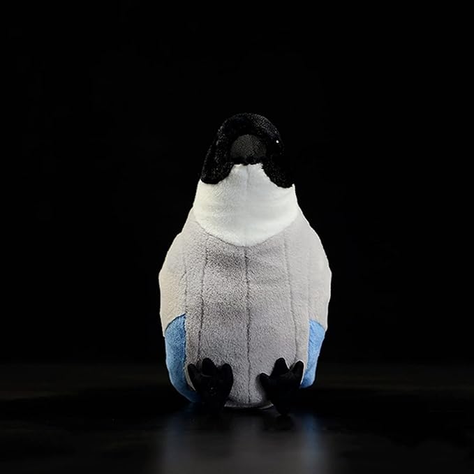 ZHONGXIN MADE Grey Magpie Plush Toy - Realistic 12inch Grey Magpie Bird Stuffed Animal, Cute Little Bird Raven Plush as Gift for Your Friends