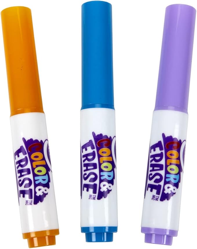 Crayola Color and Erase Reusable Activity Pad - Under The Sea, Ocean Coloring Pages, Toddler Coloring Activity, Kids Gift, 3+