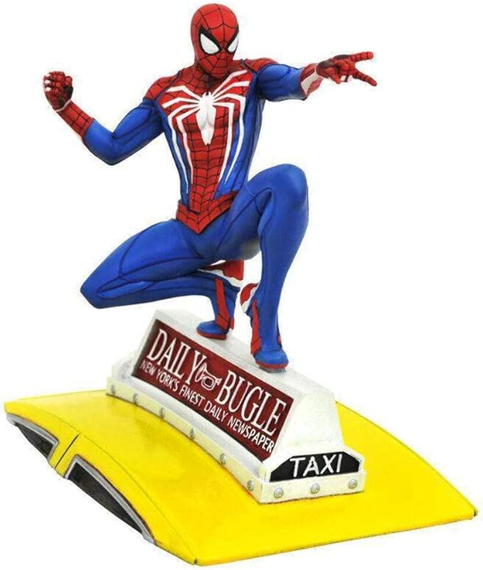 Marvel Gallery: Spider-Man on Taxi (PlayStation 4 Version) PVC Figure, Multicolor, 9 inches