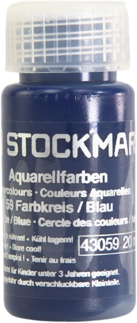 Stockmar Circle Color Watercolor Paint: Blue, 20ml