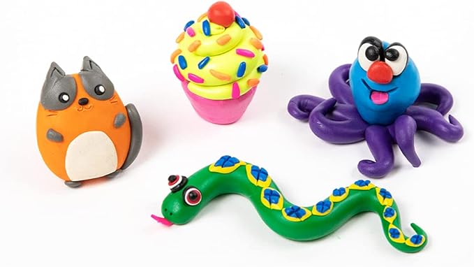 Sculpey Non-Dry Resuable, non drying clay; 20 assorted colors, 13 oz of clay, variety pack. Great for claymation and general modeling. Ages 4 and up